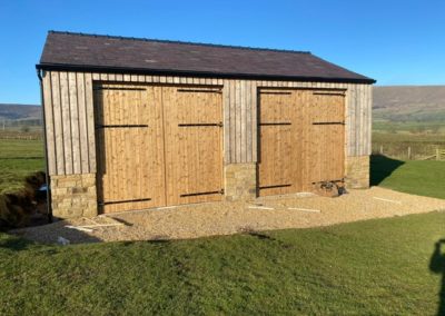 Bleasdale, Preston Garage Build including Structural Steelwork.