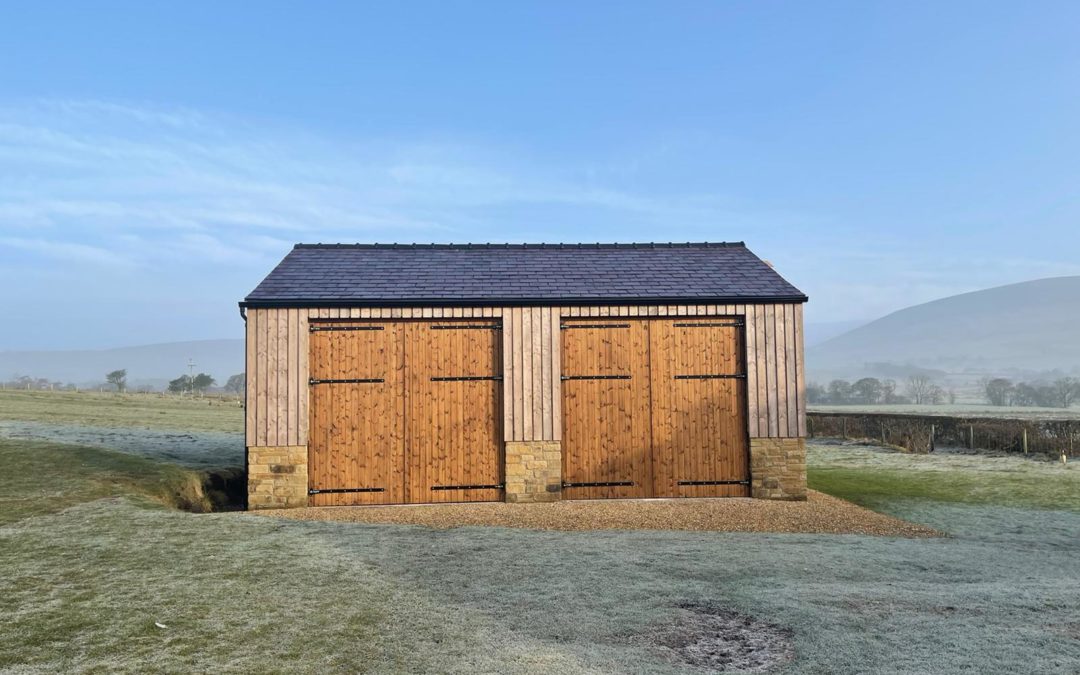 Bleasdale, Preston Garage Build including Structural Steelwork