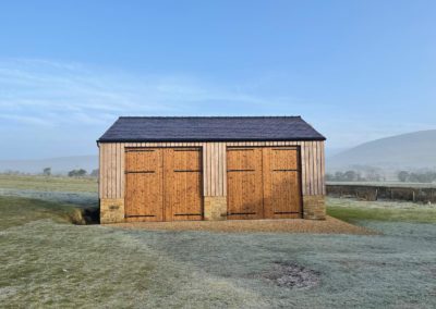 Bleasdale, Preston Garage Build including Structural Steelwork