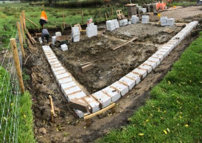 Bleasdale, Preston Garage Build including Structural Steelwork.