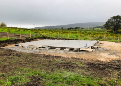 Bleasdale, Preston Garage Build including Structural Steelwork.