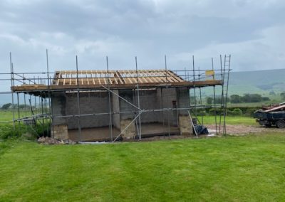 Bleasdale, Preston Garage Build including Structural Steelwork.