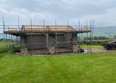 Bleasdale, Preston Garage Build including Structural Steelwork.