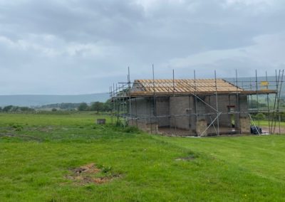 Bleasdale, Preston Garage Build including Structural Steelwork.