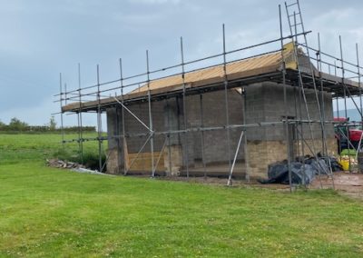 Bleasdale, Preston Garage Build including Structural Steelwork.